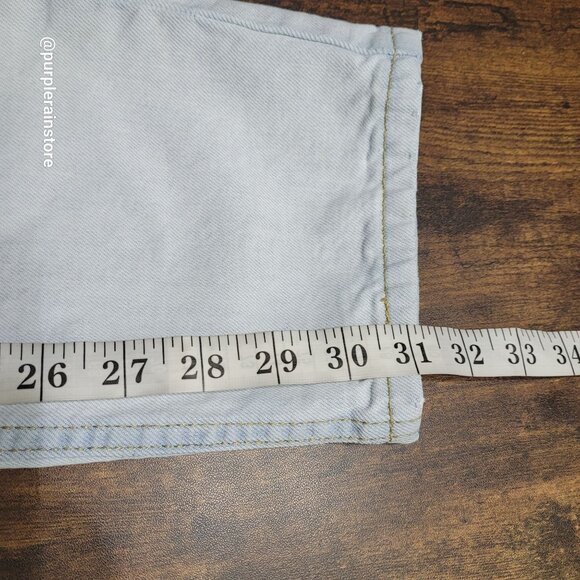 Levi's Jeans 31x32 Measures 30x31 Slim Fit 511 Light Wash Hipster Streetwear - Picture 10 of 12